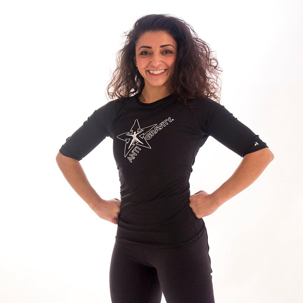 AntiGravity® Logo Compression Shirt-Unisex - Black - Athleticum Fitness