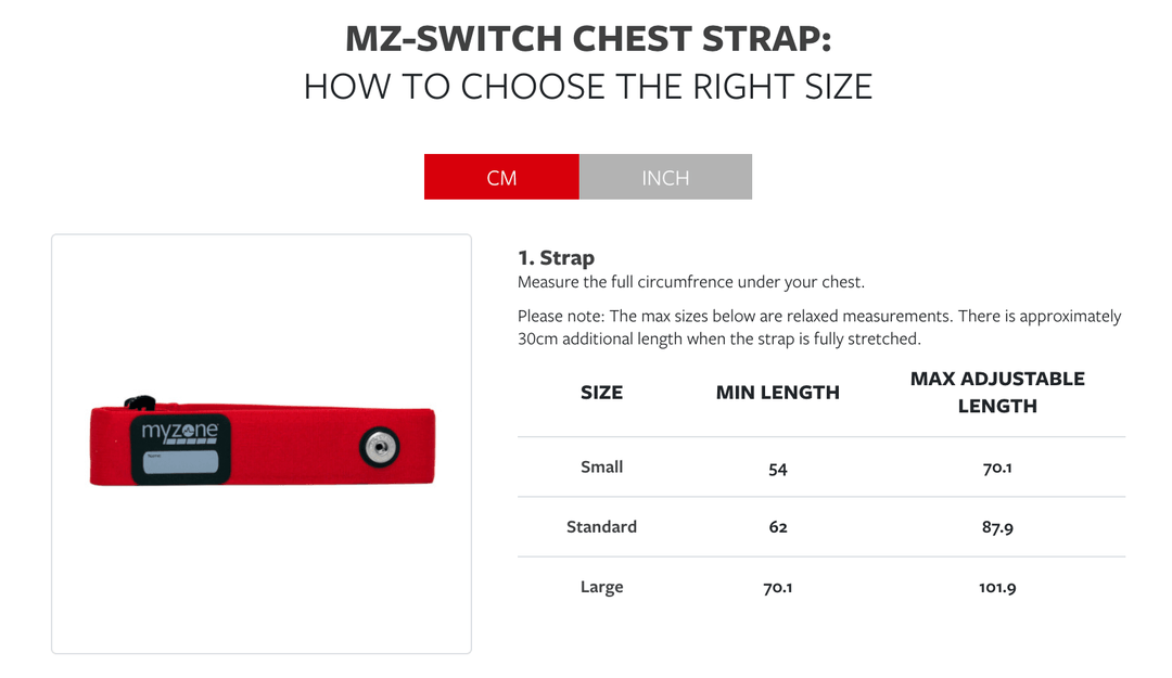 Myzone MZ-Switch Heart Rate Monitor - Athleticum Fitness