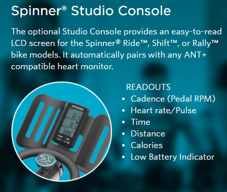 Spinner® Studio Computer and Cadence Sensor - Athleticum Fitness