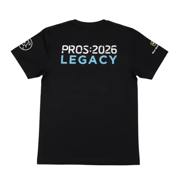 Black t-shirt with &