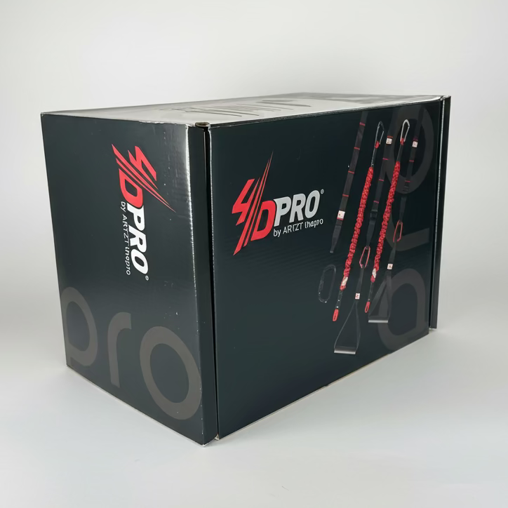 Black box with 4D Pro logo on a white background