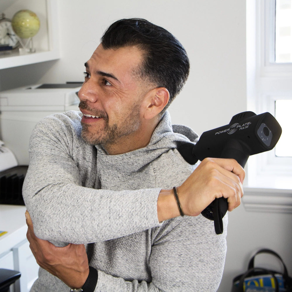 Man holding Power Pules in Office