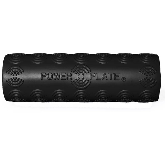 Black Power Plate Roller on a white background showing Logo