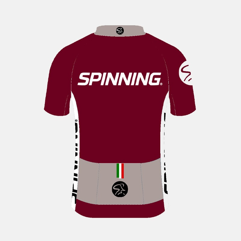 Spinning® Italy Red Unisex Short-Sleeve Jersey | Italian Performance Cycling Jersey