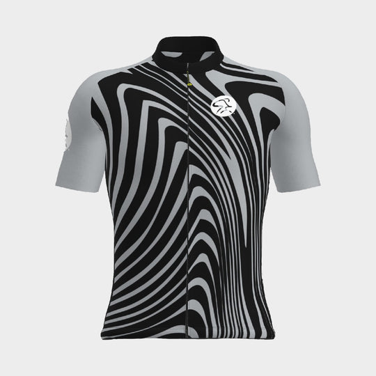 Spinning® Silver Stripes Unisex Short-Sleeve Jersey | Italian Performance Cycling Jersey