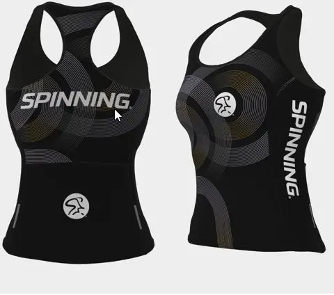 Spinning® Team Geometric Women's Racerback Top | Italian Performance Cycling Tank
