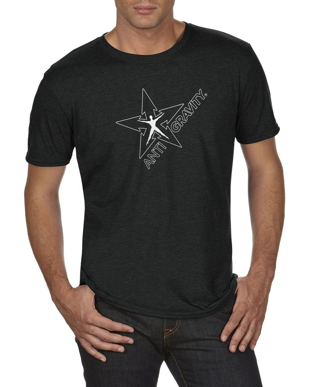 AntiGravity® Logo Men T-Shirt - Black - Athleticum Fitness