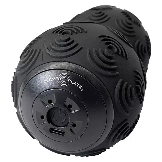 Black Power Plate DualSphere on a white background